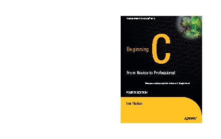 Beginning C: From Novice to Professional, 4th Edition